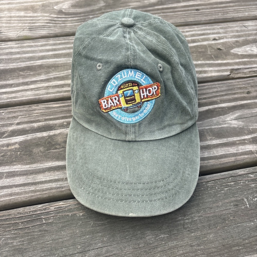 Cozumel Bar Hop cotton Strapback Baseball Hat Cap Adjustable